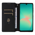 Samsung Galaxy A27 5G Plånboksfodral i PU-läder med rhombustryck