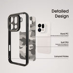 IBMRS for Oppo Find X9 Pro 5G Mobile Cover Soft TPU + Hard PC Case with Wrist Strap (Precision Cutouts)