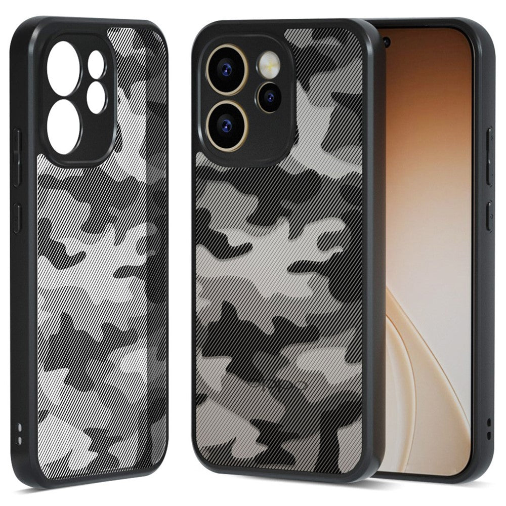 IBMRS for Oppo Reno15 F 5G Mobile Cover Soft TPU + Hard PC Case with Wrist Strap (Precision Cutouts)