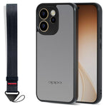 IBMRS for Oppo Reno15 F 5G Mobile Cover Soft TPU + Hard PC Case with Wrist Strap (Precision Cutouts)