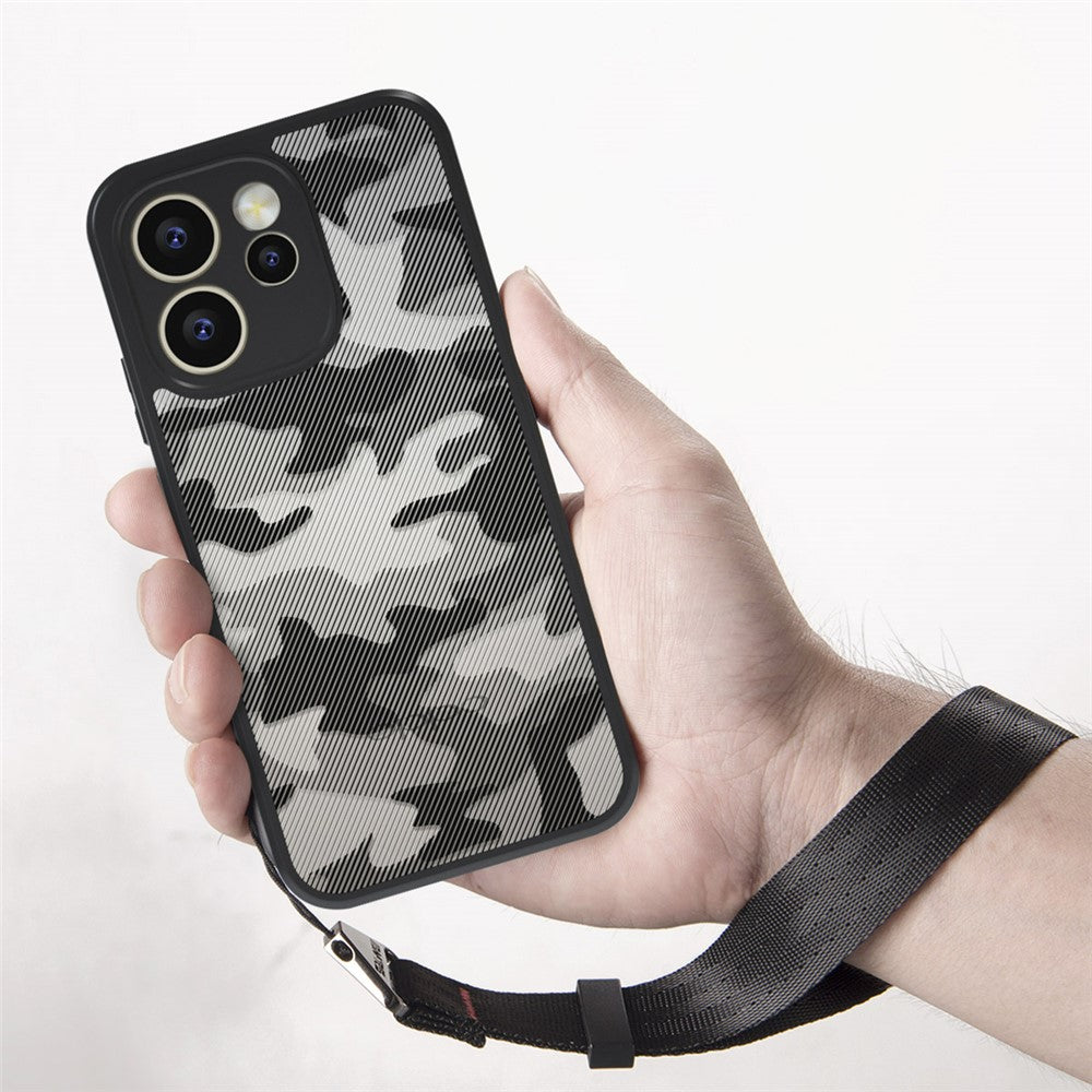 IBMRS Mobile Cover for Oppo Reno15 Pro Max 5G (Global)  /  Reno15 Pro 5G (China) Soft TPU + Hard PC Case with Wrist Strap (Precision Cutouts)