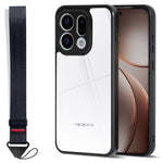 IBMRS for Oppo Find X9 5G Mobile Cover Soft TPU + Hard PC Case with Wrist Strap (Precision Cutouts)