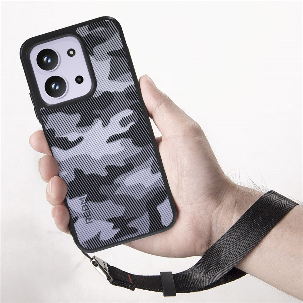 IBMRS Mobile Cover for Xiaomi Redmi 15C 4G (Global) (171mm)  /  Poco C85 4G (171mm) Soft TPU + Hard PC Case with Wrist Strap (Precision Cutouts)