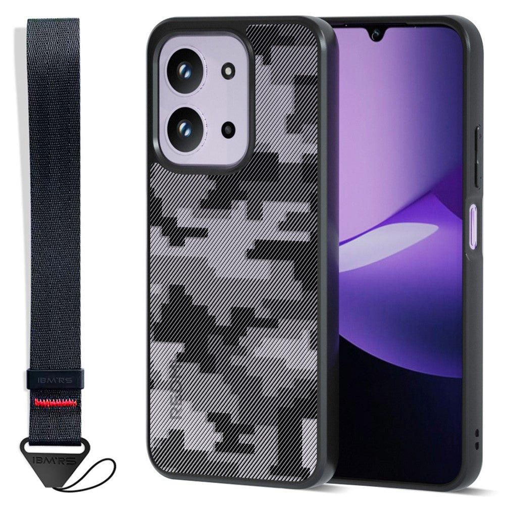IBMRS Mobile Cover for Xiaomi Redmi 15C 4G (Global) (171mm)  /  Poco C85 4G (171mm) Soft TPU + Hard PC Case with Wrist Strap (Precision Cutouts)