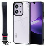 IBMRS Mobile Cover for Xiaomi Redmi 15C 4G (Global) (171mm)  /  Poco C85 4G (171mm) Soft TPU + Hard PC Case with Wrist Strap (Precision Cutouts)