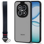 IBMRS for Xiaomi Redmi Note 15 Pro 4G (Global) Mobile Cover Soft TPU + Hard PC Case with Wrist Strap (Precision Cutouts)