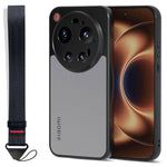 IBMRS för Xiaomi 17 Ultra 5G mobilskal mjukt TPU + hårt PC-skal med handledsrem (precisionsutskärningar)