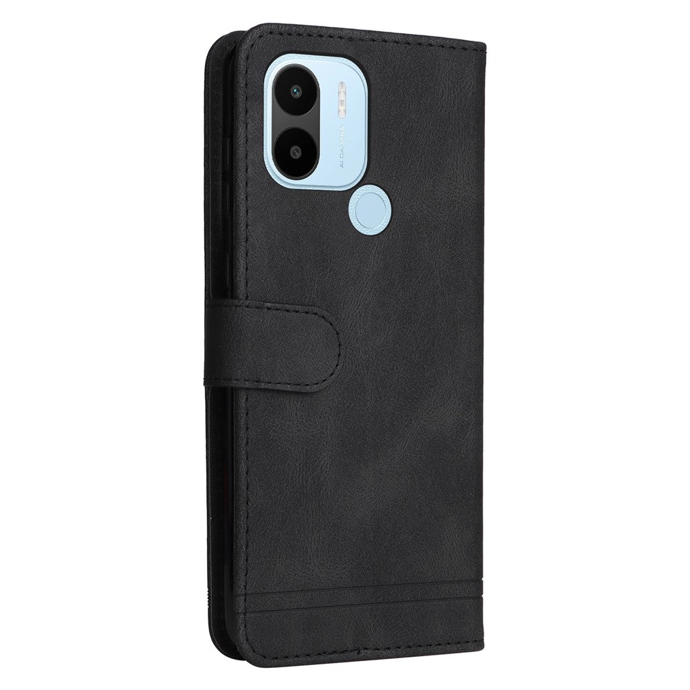 For Xiaomi Redmi A1+ 4G / A2+ 4G / Poco C50 4G (With Fingerprint Hole) Leather Wallet Cases Skin Touch Phone Cover Stand with Strap