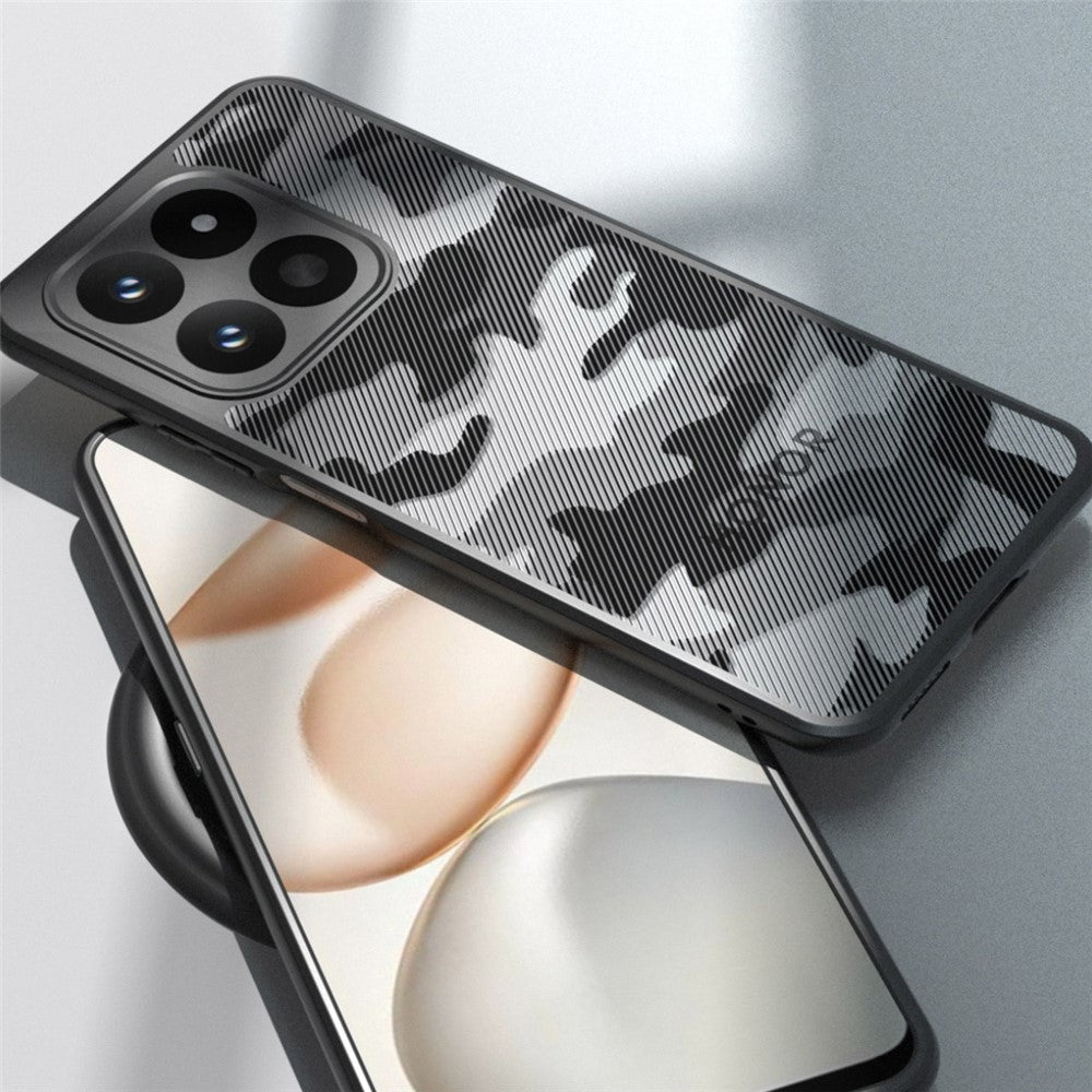 IBMRS Mobile Cover for Honor 400 Smart 5G  /  4G  /  X7d 4G Soft TPU + Hard PC Case with Wrist Strap (Precision Cutouts)