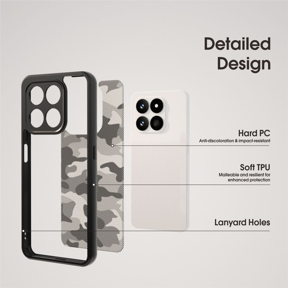 IBMRS Mobile Cover for Honor 400 Smart 5G  /  4G  /  X7d 4G Soft TPU + Hard PC Case with Wrist Strap (Precision Cutouts)