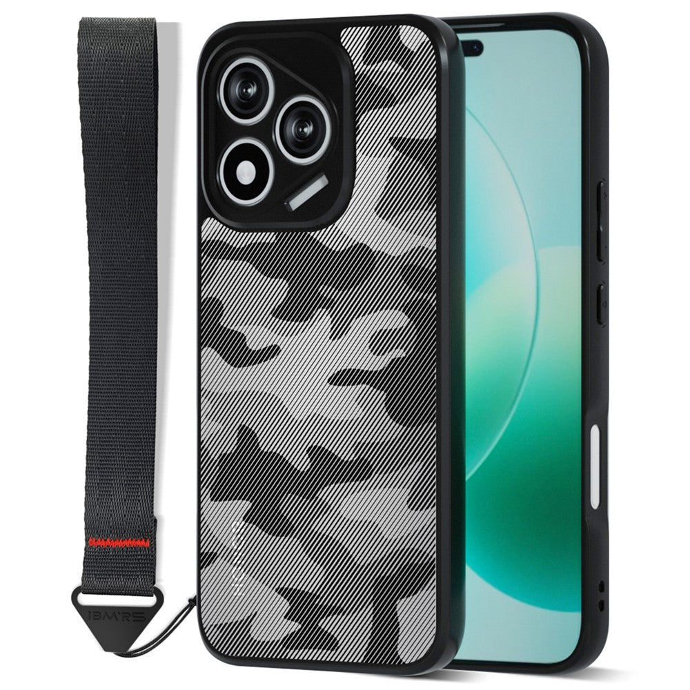 IBMRS for Honor 400 Lite 5G Mobile Cover Soft TPU + Hard PC Case with Wrist Strap (Precision Cutouts)
