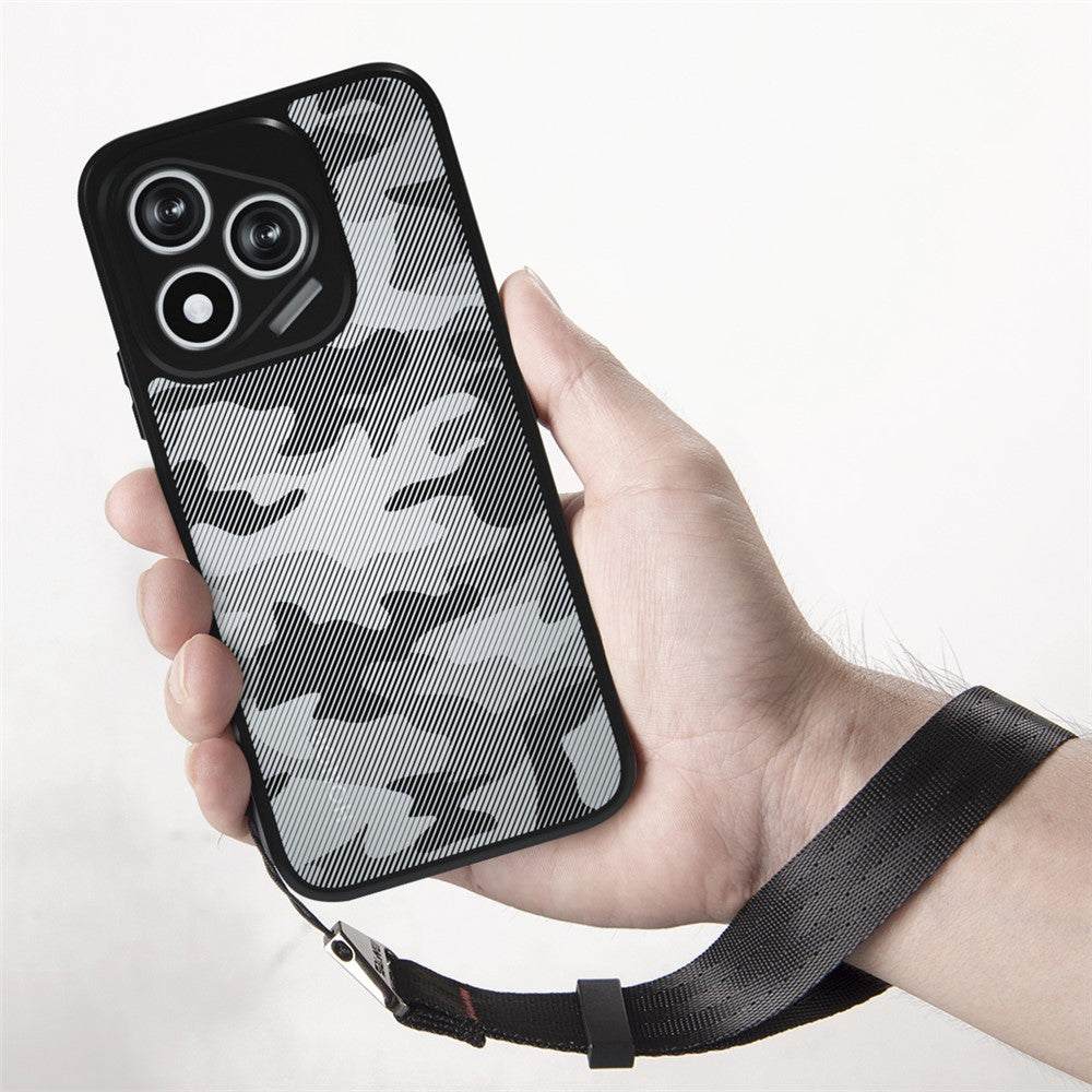 IBMRS for Honor 400 Lite 5G Mobile Cover Soft TPU + Hard PC Case with Wrist Strap (Precision Cutouts)