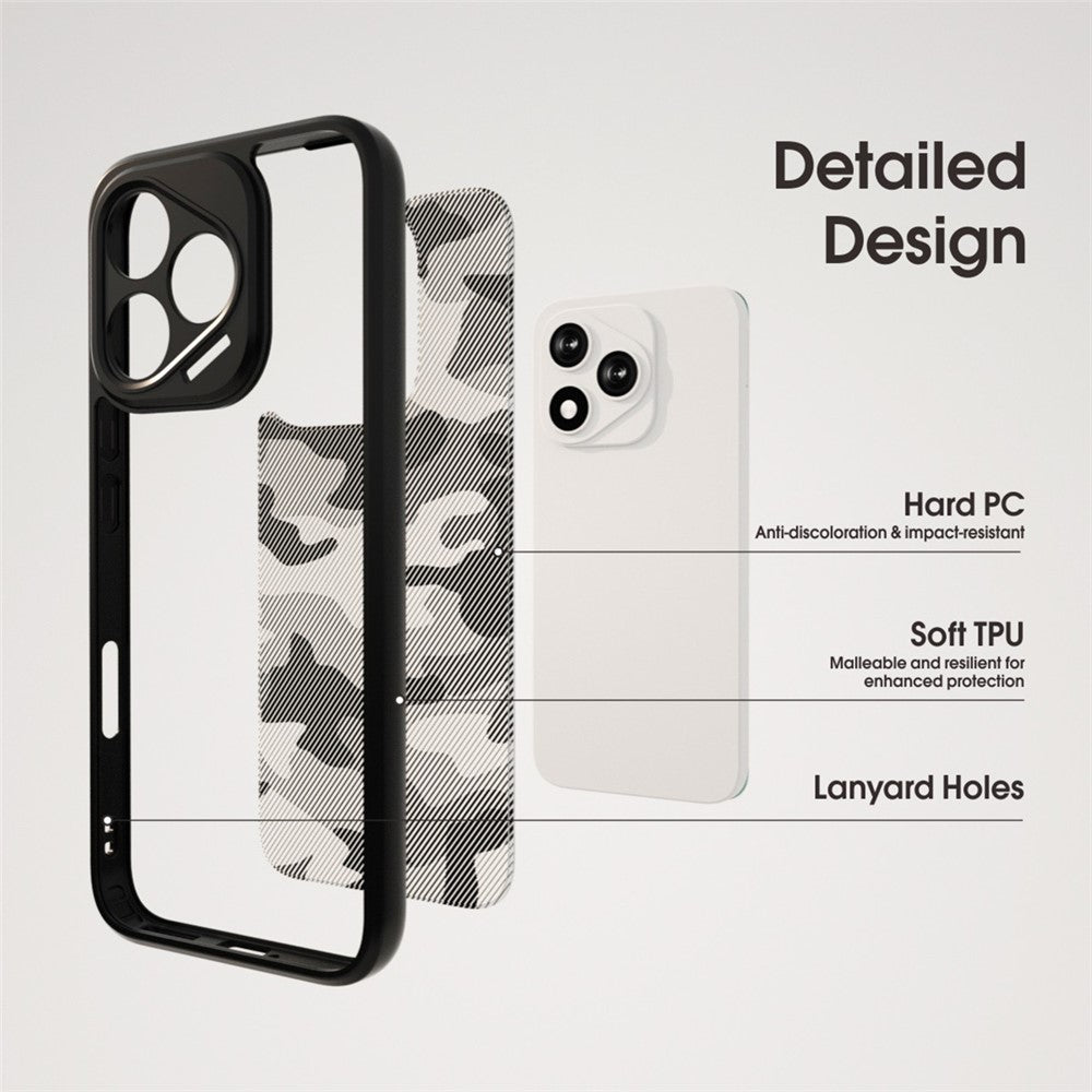 IBMRS for Honor 400 Lite 5G Mobile Cover Soft TPU + Hard PC Case with Wrist Strap (Precision Cutouts)