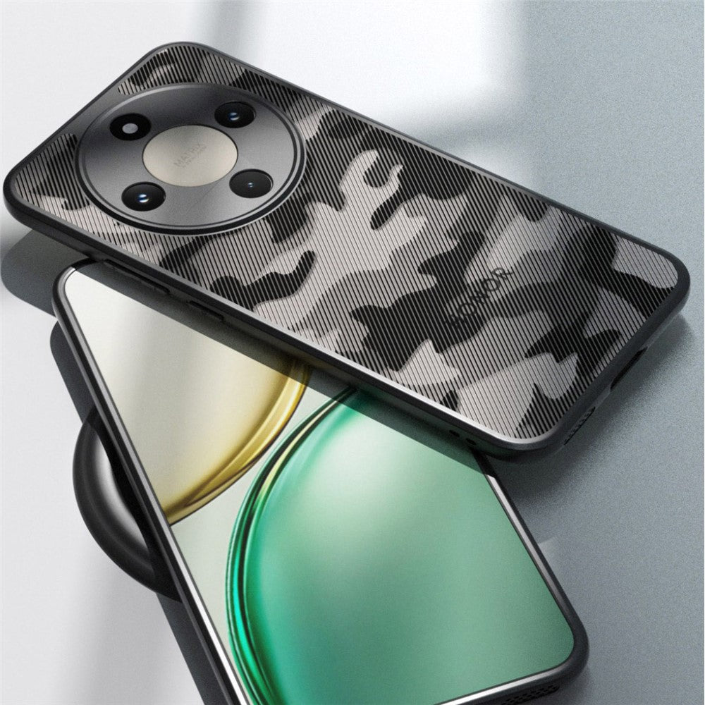 IBMRS Mobile Cover for Honor X9d 5G  /  X70 5G  /  Magic8 Lite 5G Soft TPU + Hard PC Case with Wrist Strap (Precision Cutouts)