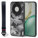 IBMRS Mobile Cover for Honor X9d 5G  /  X70 5G  /  Magic8 Lite 5G Soft TPU + Hard PC Case with Wrist Strap (Precision Cutouts)