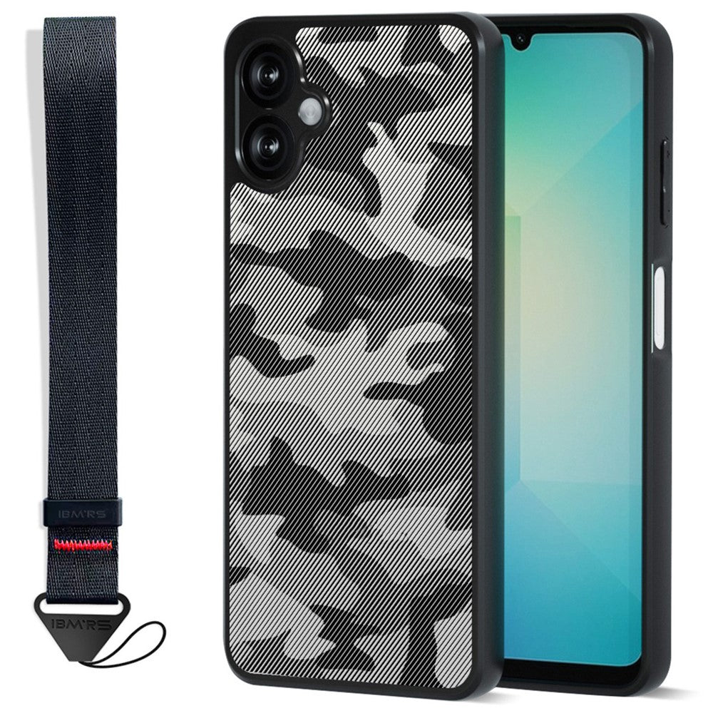 IBMRS for Samsung Galaxy A06 4G Mobile Cover Soft TPU + Hard PC Case with Wrist Strap (Precision Cutouts)