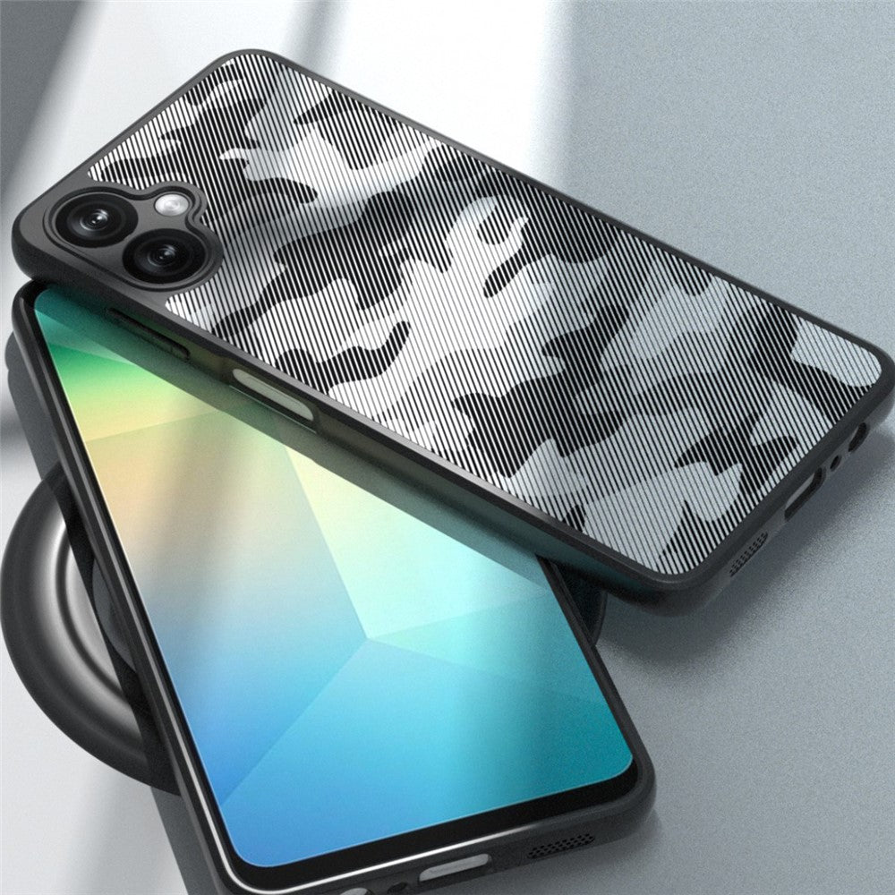 IBMRS for Samsung Galaxy A06 4G Mobile Cover Soft TPU + Hard PC Case with Wrist Strap (Precision Cutouts)