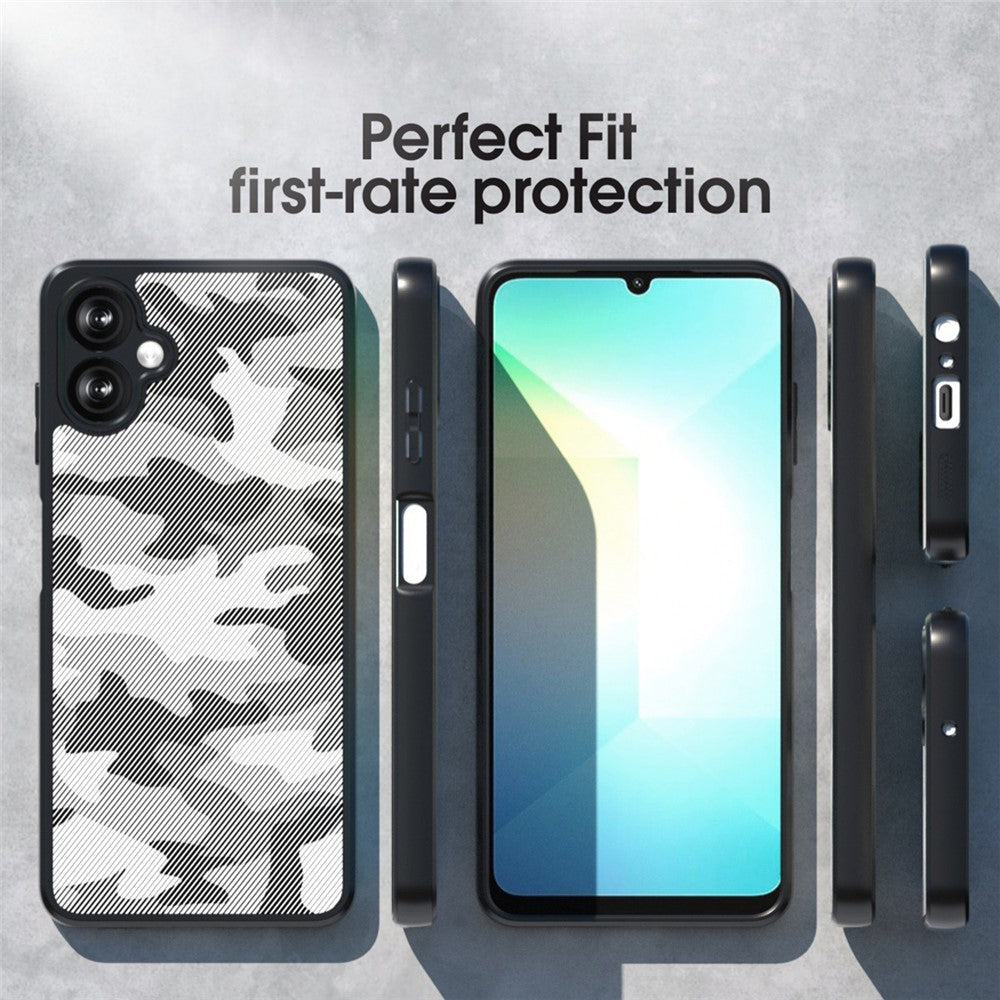 IBMRS for Samsung Galaxy A06 4G Mobile Cover Soft TPU + Hard PC Case with Wrist Strap (Precision Cutouts)