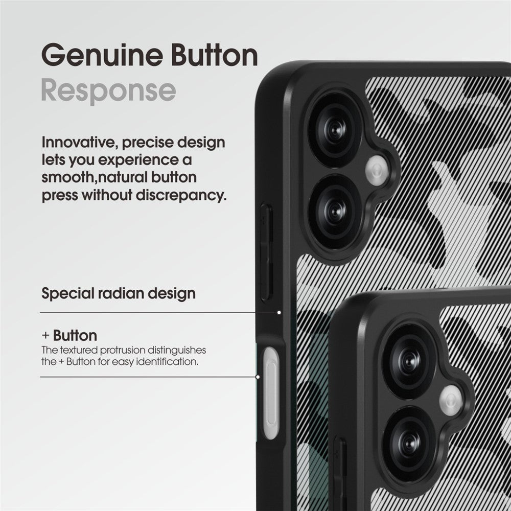 IBMRS for Samsung Galaxy A06 4G Mobile Cover Soft TPU + Hard PC Case with Wrist Strap (Precision Cutouts)