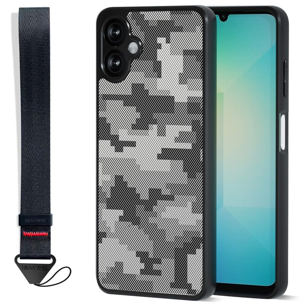 IBMRS for Samsung Galaxy A06 4G Mobile Cover Soft TPU + Hard PC Case with Wrist Strap (Precision Cutouts)