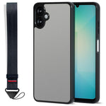 IBMRS for Samsung Galaxy A06 4G Mobile Cover Soft TPU + Hard PC Case with Wrist Strap (Precision Cutouts)