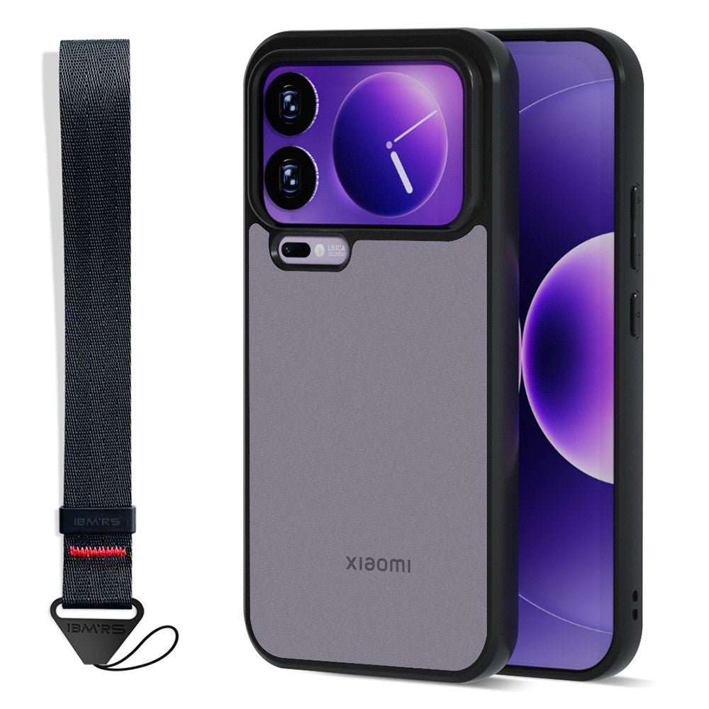 IBMRS for Xiaomi 17 Pro Mobile Cover Soft TPU + Hard PC Case with Wrist Strap (Precision Cutouts)