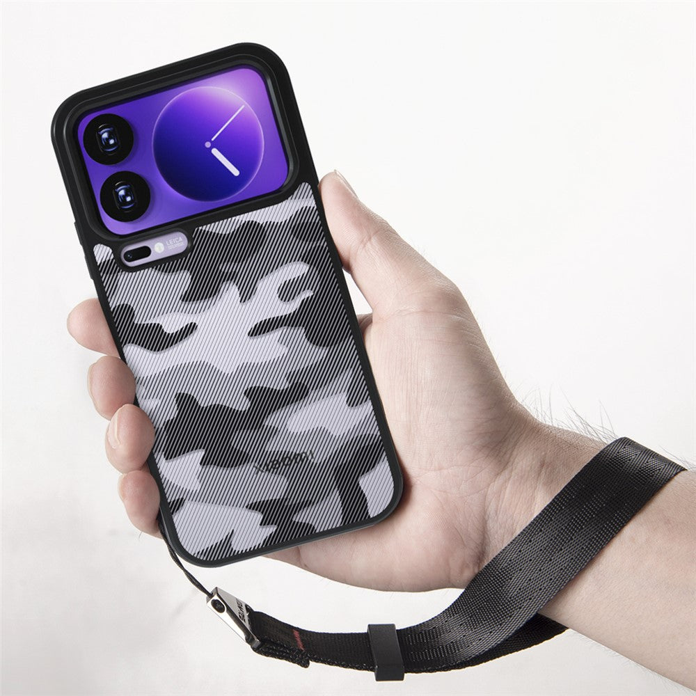 IBMRS for Xiaomi 17 Pro Mobile Cover Soft TPU + Hard PC Case with Wrist Strap (Precision Cutouts)