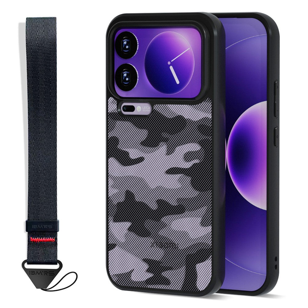 IBMRS for Xiaomi 17 Pro Mobile Cover Soft TPU + Hard PC Case with Wrist Strap (Precision Cutouts)