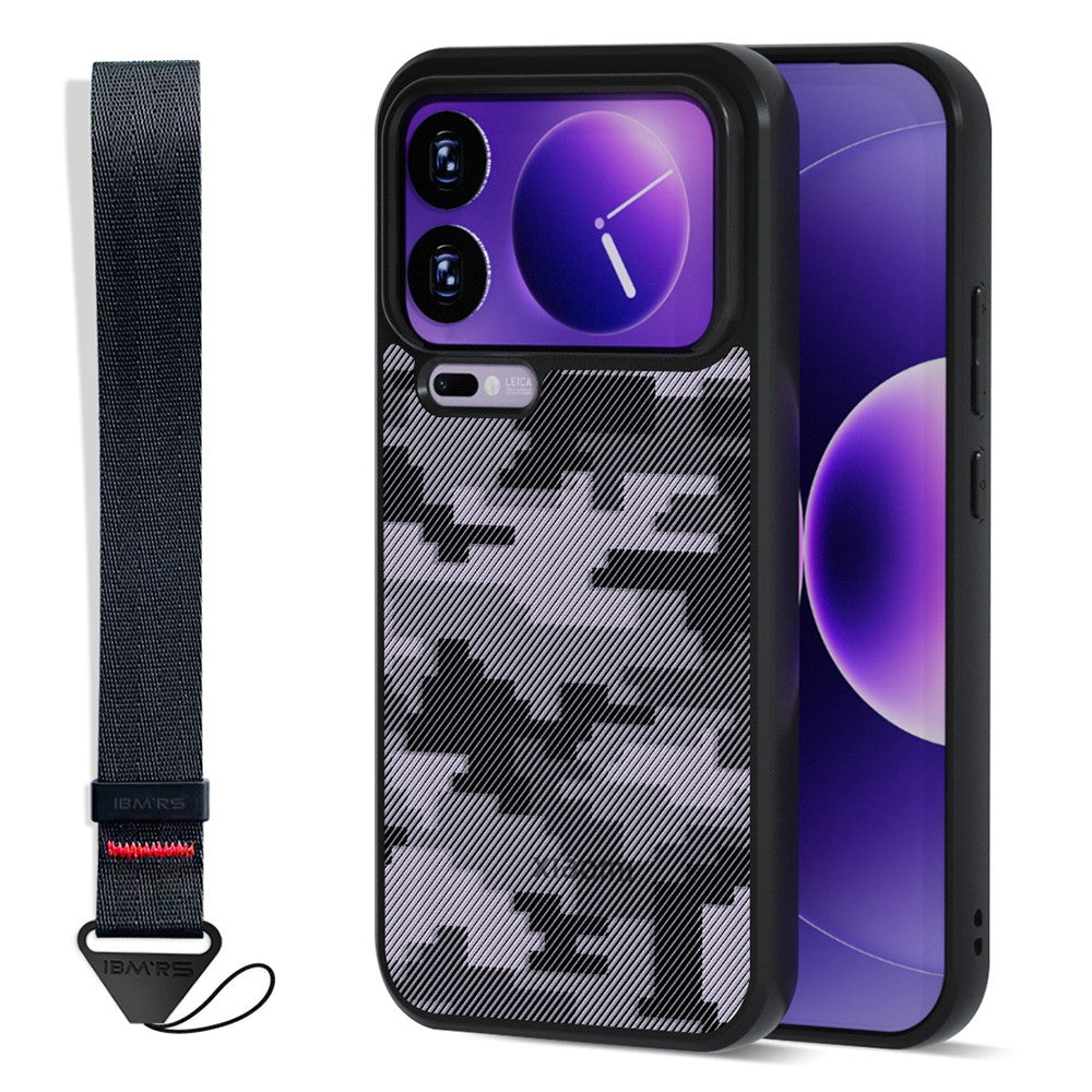 IBMRS for Xiaomi 17 Pro Mobile Cover Soft TPU + Hard PC Case with Wrist Strap (Precision Cutouts)