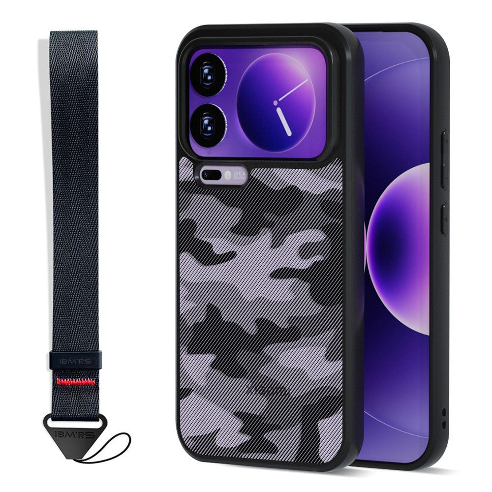 IBMRS for Xiaomi 17 Pro Max Mobile Cover Soft TPU + Hard PC Case with Wrist Strap (Precision Cutouts)
