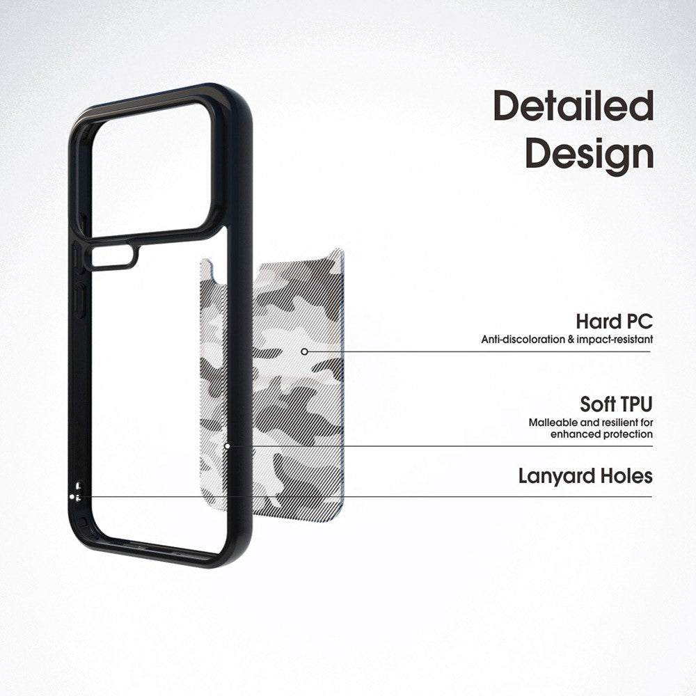 IBMRS för Xiaomi 17 Pro Max mobilskal mjukt TPU + hårt PC-skal med handledsrem (precisionsutskärningar)