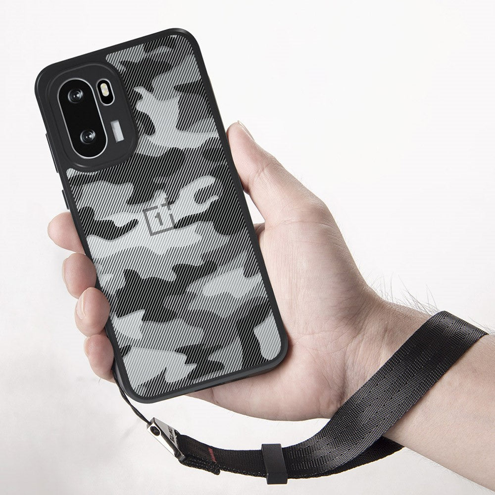 IBMRS för OnePlus 15R 5G mobilskal mjukt TPU + hårt PC-skal med handledsrem (precisionsutskärningar)