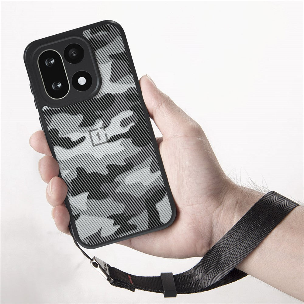 IBMRS for OnePlus 15 5G Mobile Cover Soft TPU + Hard PC Case with Wrist Strap (Precision Cutouts)