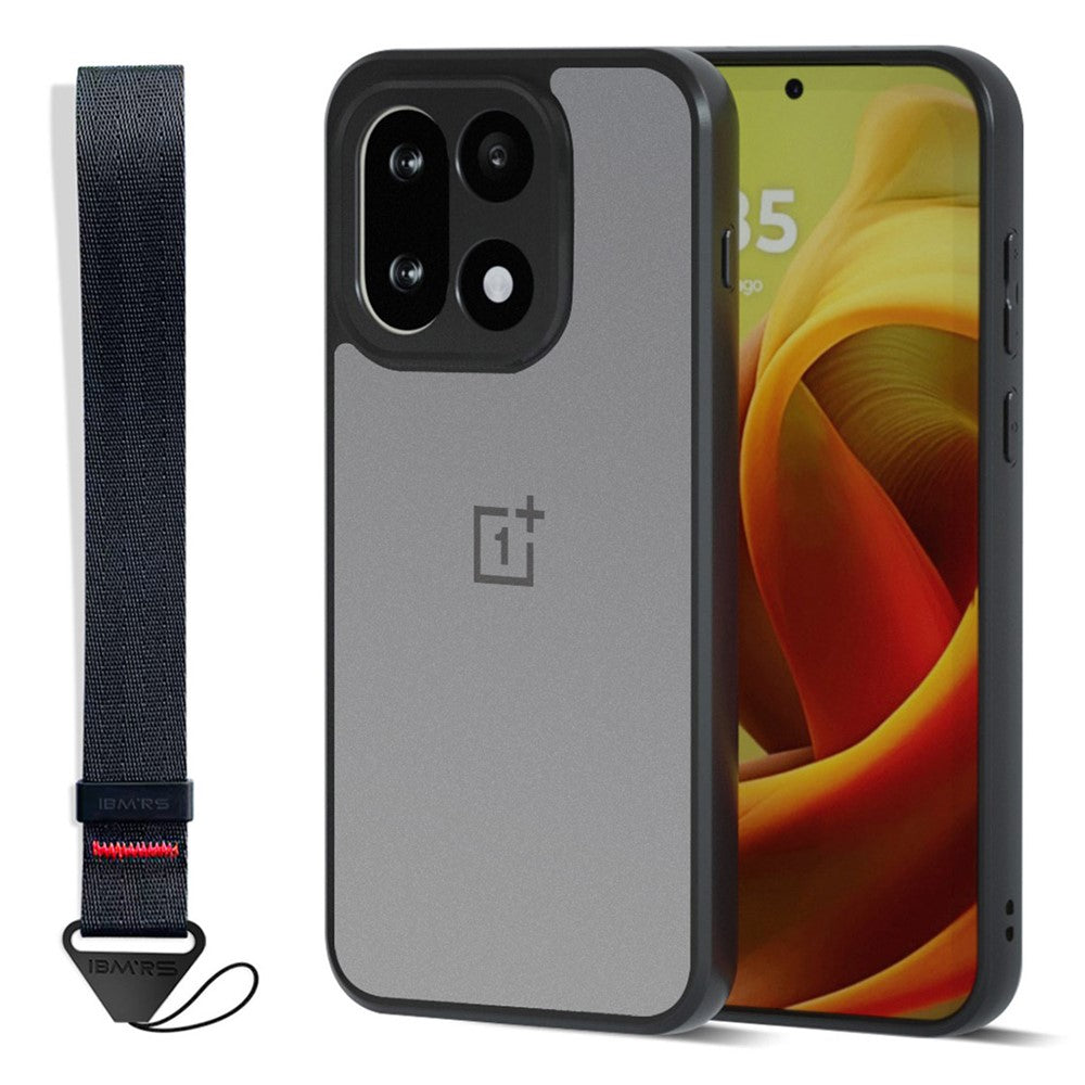 IBMRS for OnePlus 15 5G Mobile Cover Soft TPU + Hard PC Case with Wrist Strap (Precision Cutouts)