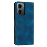 For Xiaomi Redmi 15a 5G Leather Case Imprinted Triangle Phone Cover with Hand Strap