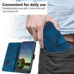 For Xiaomi Poco C85x 5G / Redmi A7 Pro 4G (171.56mm) Leather Case Imprinted Triangle Phone Cover with Hand Strap