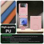 For Samsung Galaxy Z Flip7 FE 5G / Galaxy Z Flip6 5G HGUANCASE Case Wallet Stand Detachable Vintage Leather Phone Cover with Wrist Strap
