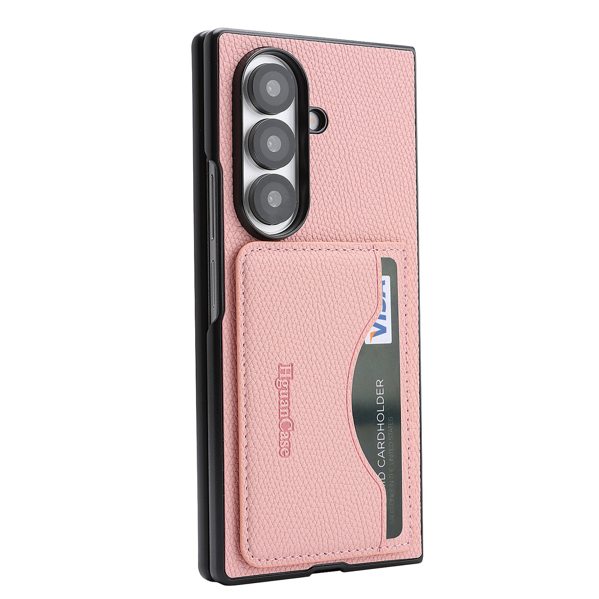 Til Samsung Galaxy Z Fold6 5G HGUANCASE Etui Pung Stand Aftageligt Vintage Læder Telefoncover med Håndrem