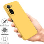 Liquid Silicone Case for Xiaomi Poco C85x 5G / Redmi A7 Pro 4G (171.56mm) / Redmi A7 Pro 5G Phone Back Cover with Hand Strap