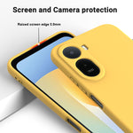 Liquid Silicone Case for Xiaomi Poco C85x 5G / Redmi A7 Pro 4G (171.56mm) / Redmi A7 Pro 5G Phone Back Cover with Hand Strap