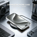 For iPhone 13 Pro Magnetic Case Fluorescent Design TPU Acrylic Phone Back Cover with 360° Rotating Kickstand