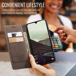 CASEME for Samsung Galaxy A27 5G Wallet Case 013 Series PU Leather Phone Cover Stand