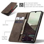 CASEME för Samsung Galaxy A27 5G Plånboksfodral 013-serien PU-lädermobilfodral med stativ