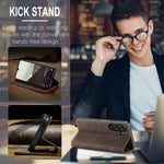 CASEME for Samsung Galaxy A27 5G Wallet Case 013 Series PU Leather Phone Cover Stand