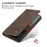 CASEME for Samsung Galaxy A27 5G Wallet Case 013 Series PU Leather Phone Cover Stand