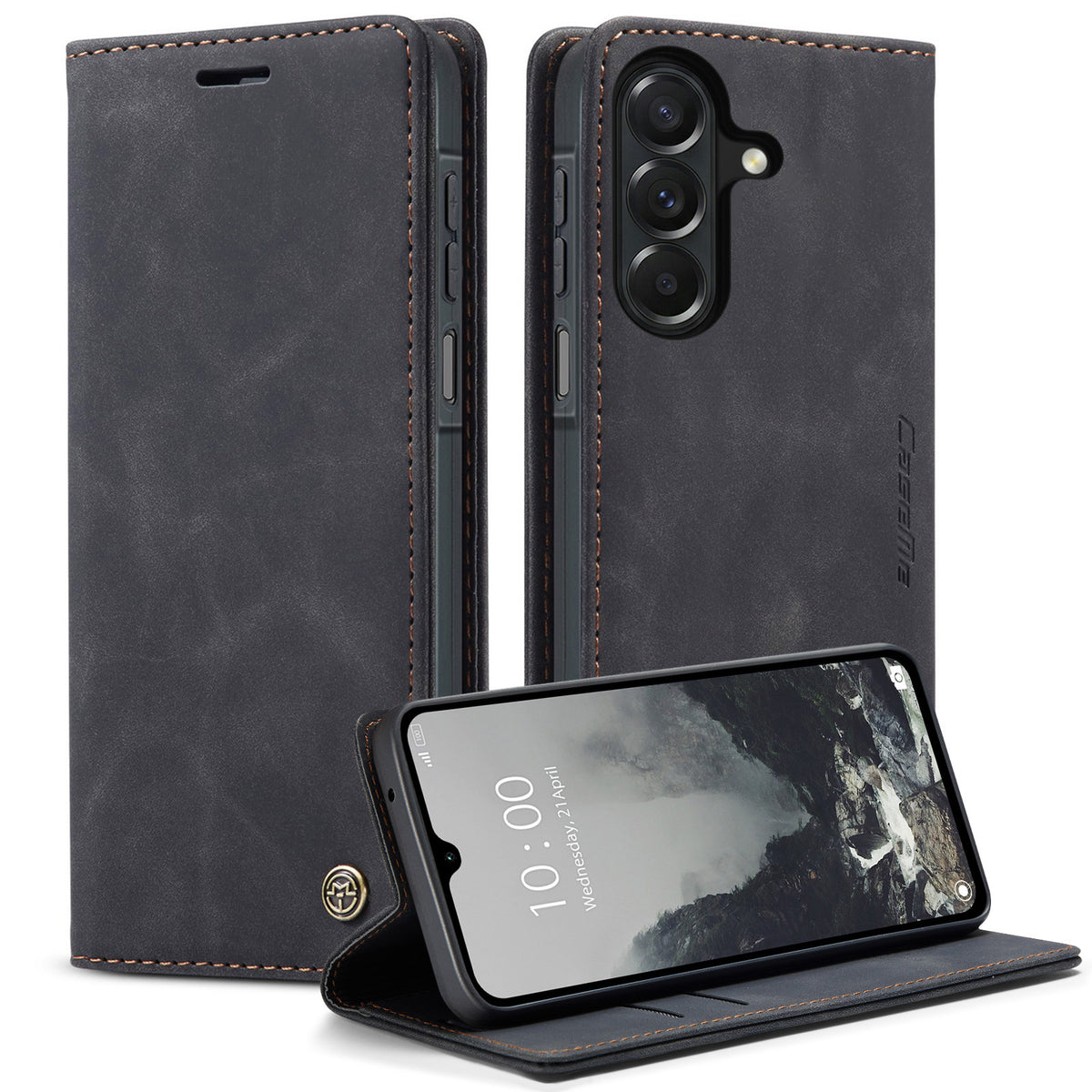 CASEME for Samsung Galaxy A27 5G Wallet Case 013 Series PU Leather Phone Cover Stand