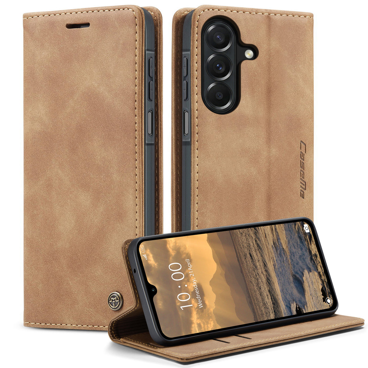 CASEME for Samsung Galaxy A27 5G Wallet Case 013 Series PU Leather Phone Cover Stand
