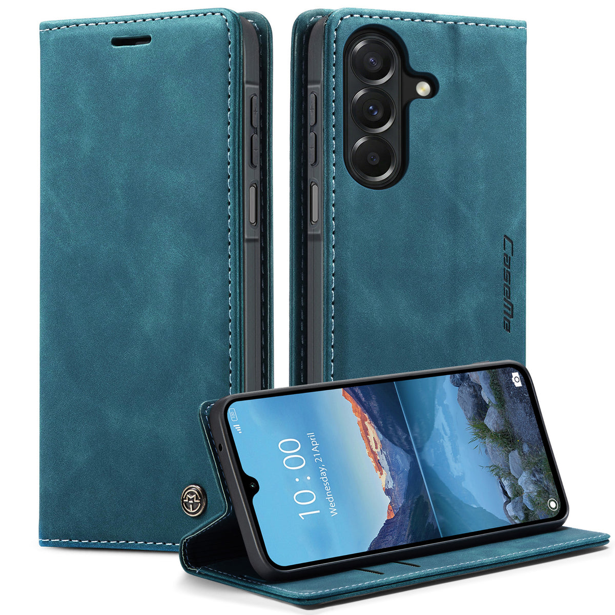 CASEME for Samsung Galaxy A27 5G Wallet Case 013 Series PU Leather Phone Cover Stand