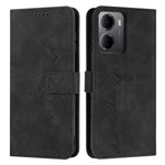 For Xiaomi Redmi 15a 5G Stand Case PU Leather Phone Cover Imprinted Heart Pattern