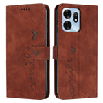 For Huawei Honor 6A / Honor X6d 5G Stand Case PU Leather Phone Cover Imprinted Heart Pattern